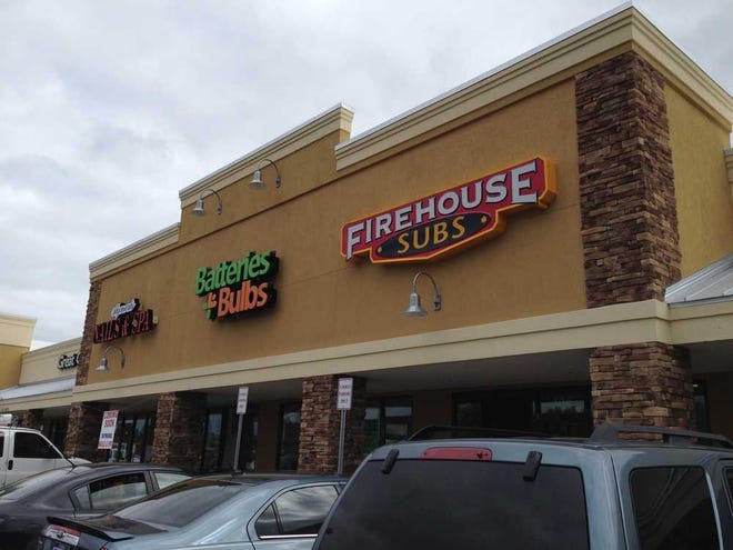 Photos by Gary.Mills@jacksonville.com  Fireshouse Subs' newest restaurant is now open at River City Marketplace at 790 Skymarks Drive.