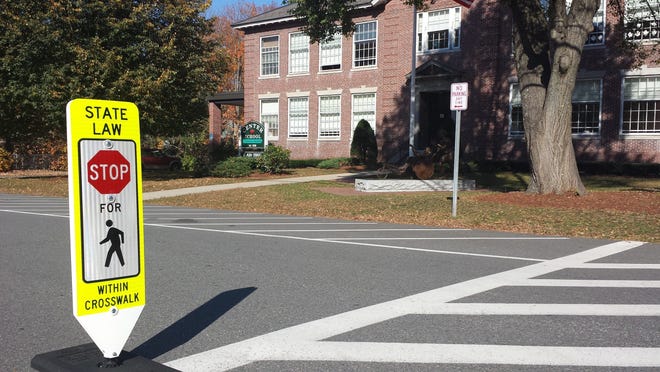 The town of Hopkinton is installing improvements designed to make it safer for students walking to school.
