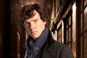 Benedict Cumberbatch portrays Sherlock Holmes in "Sherlock."