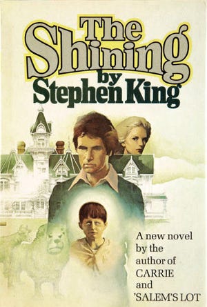 The cover of the first edition of "The Shining"
