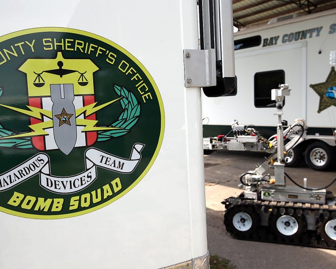 A robot is part of the modern arsenal the Bay County Sheriff's Office uses.