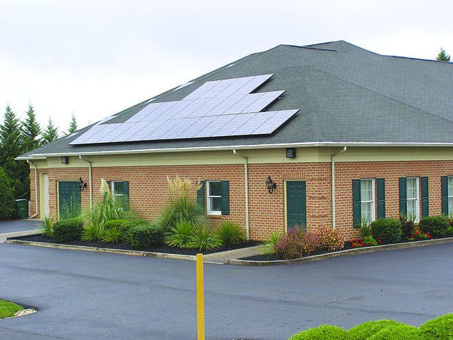 Miller-Bowersox uses electricity created by solar modules. It may be the first business in Greencastle to utilize this type of alternative energy.