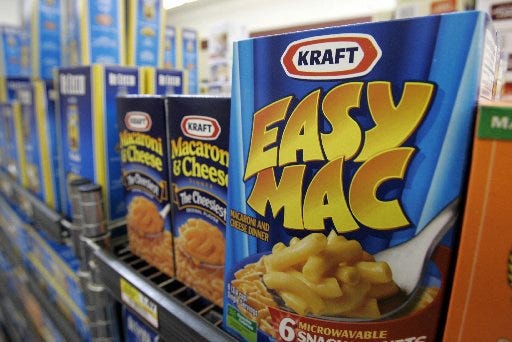 Kraft will replace the artificial dyes in three macaroni and cheese varieties with spices such as paprika for coloring.