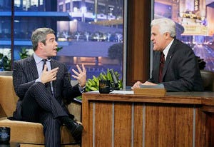 Andy Cohen and Jay Leno | Photo Credits: Stacie McChesney/NBC