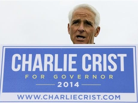Charlie Crist, Florida's former governor, will enter the race against Gov. Rick Scott as a Democrat.