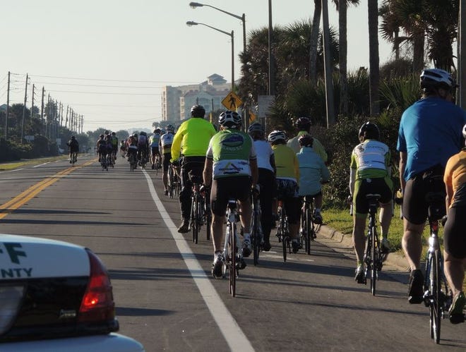 Organizers said more than 200 bicyclists signed up to participate in the second annual Spoonbills and Sprockets Cycling Tour.