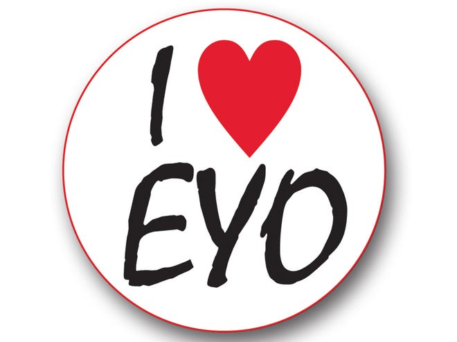 EYO members and parents will be collecting donations and distributing the EYO’s “I Love EYO” buttons to supporters.