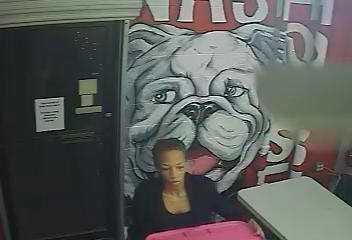 This woman was in The Wash House on South Milledge Avenue at the time an iPad went missing the night of Oct. 9