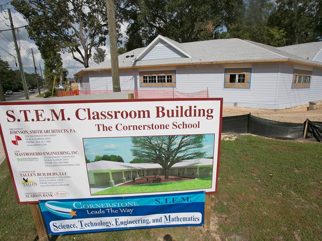 Funds from the annual Chili Cook-Off have helped pay for the new STEM building at Cornerstone School.