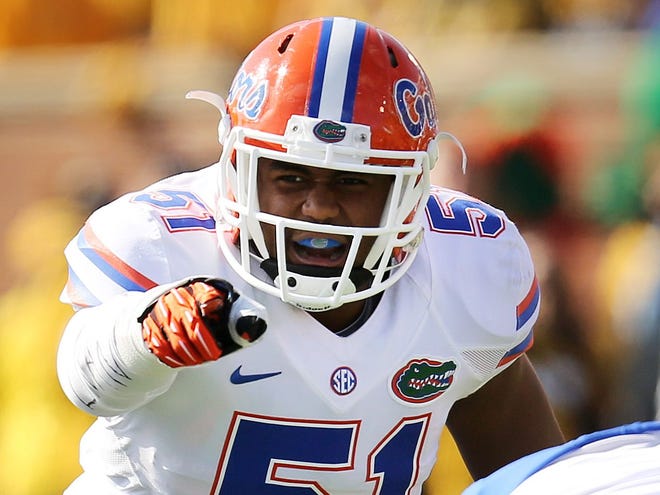 Florida linebacker Michael Taylor was pleased with the second-half effort on defense against Georgia.