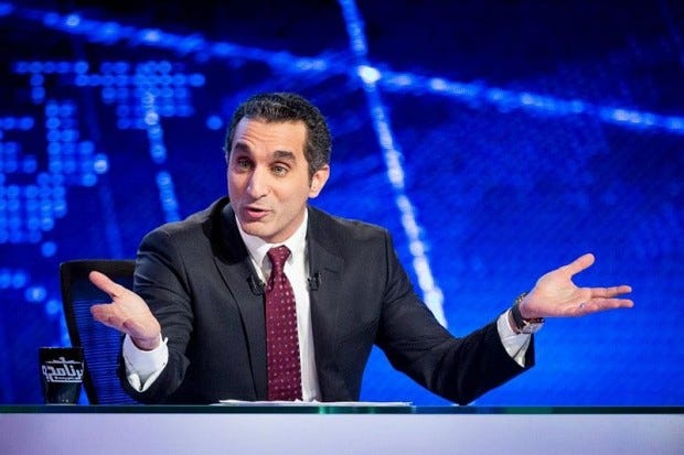 Bassem Youssef, the "Jon Stewart of the Arab world," has once again come up against Egyptian censors.