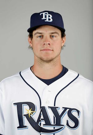 FIe - This is a 2013 file photo showing Tampa Bay Rays baseball player Wil Myers. Wil Myers of the Tampa Bay Rays has won the AL Rookie of the Year award after putting up impressive offensive numbers in barely half a season. The right fielder received 23 of 30 first-place votes from the Baseball Writers' Association of America in results announced Monday, Nov. 11, 2013 beating out Detroit shortstop Jose Iglesias and Rays teammate Chris Archer. (AP Photo/David Goldman, File)