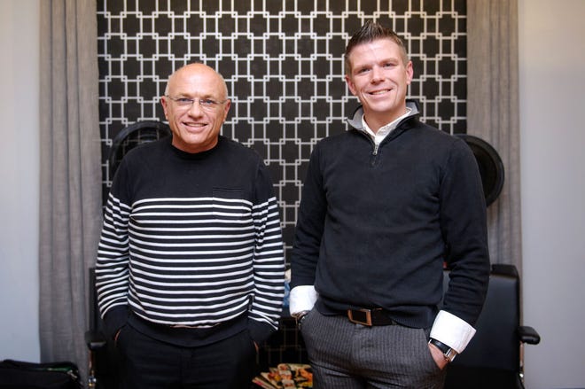 Bill Campbell and Josh Trammell opened Ell & Co. Salon and Spa in September.