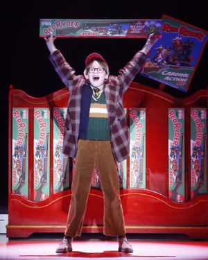 Jake Lucas as Ralphie Parker in "A Christmas Story: The Musical."
