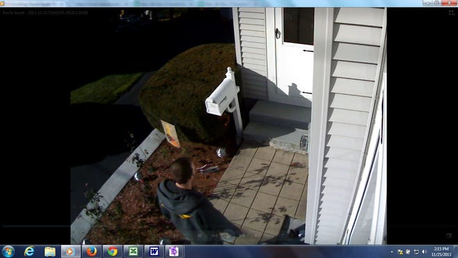 Taunton police are searching for the suspect in an East Water Street home break-in on Thursday,