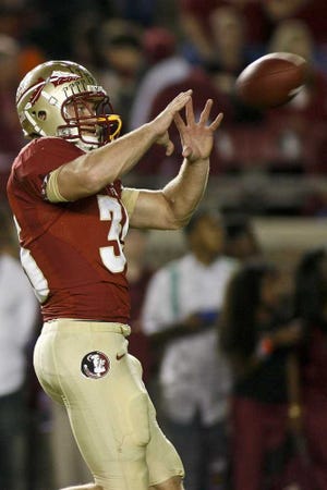 Associated Press Florida State tight end Nick O'Leary is fourth on the team in receptions.