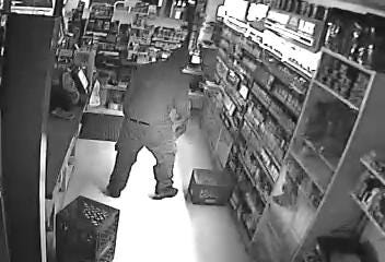 Deputies said the man broke the front glass door of the Top Discount Beverage at 7141 E. County Road 25 on Nov. 12, jumped the counter and put 40 packs of Newport cigarettes, valued at $275, into a cardboard box, jumped back over the counter and left the store. The man was dressed in dark clothing, wore gloves and had something covering his face.