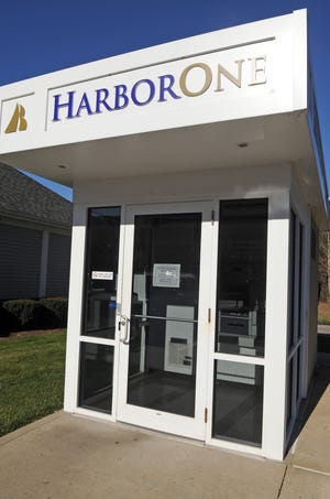 Middleboro police say someone stole $51,000 from this Harbor One ATM, seen Monday, Nov. 25, 2013, at the New England Farms at the junction of Interstate 495 and 44 sometime on Saturday or Sunday. (Emily J. Reynolds/The Enterprise)