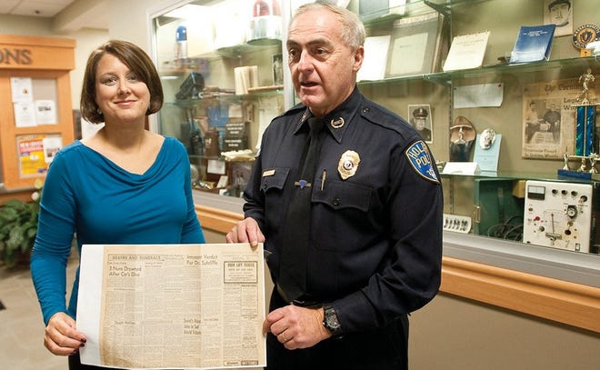 WRHS teacher Linda Sasso and Holden Police Chief George Sherrill researched the accident.