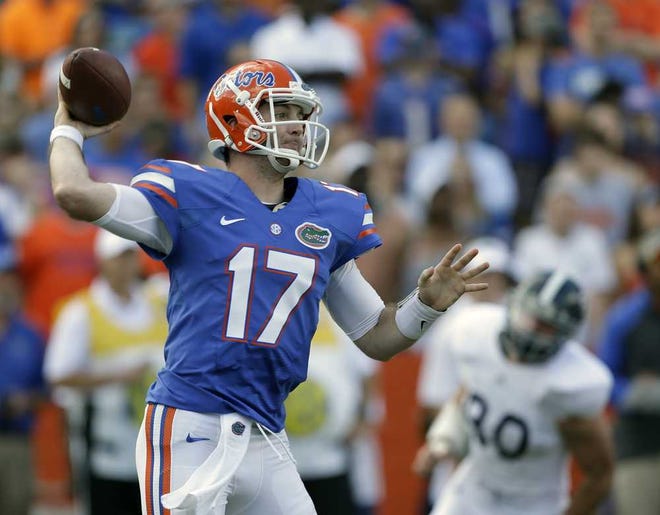 John Raoux Associated Press If he gets the start, Gators quarterback Skyler Mornhinweg will face a Florida State defense that leads the nation in interceptions.