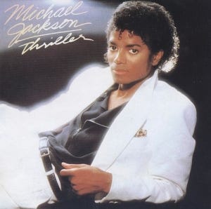 In 1982, the Michael Jackson album “Thriller” was released by Epic Records.