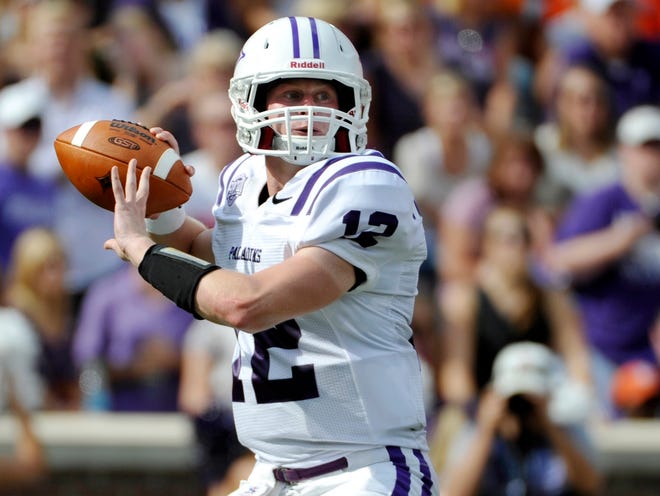 Furman quarterback Reese Hannon led the Paladins past S.C. State on Saturday in the first round of the FCS playoffs.