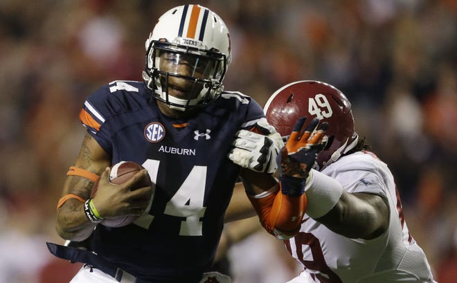 Auburn quarterback Nick Marshall has rushed for 774 yards and 10 touchdowns over his past seven games.