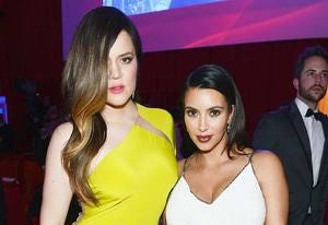 Khloe Kardashian and Kim Kardashian | Photo Credits: Dimitrios Kambouris/Getty Image
