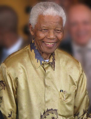 Nelson Mandela in May 2008