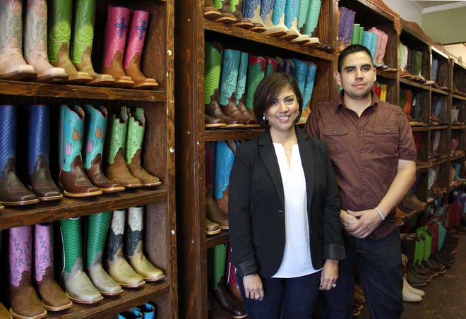 BOOTS TO SUIT - Sole and stitch, toe and top - every single shoe is unique at RC Custom Boots. This family-owned business has been building boots since 1962, when Ruben Cobos opened his first shop in Mexico. Today, his children Alejandra and Iram (pictured above) proudly play important roles in the bootmaking process. Visit RC Custom Boots today at 5101 34th Street, Suite B, or call (806) 791-4780.