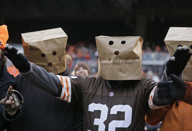 Cleveland fans are watching (or sometimes, not watching) another rebuilding season for the Browns, who face the Patriots on Sunday.