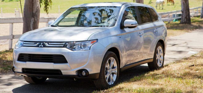 The 2014 Mitsubishi Outlander is described by the company as among the most efficient seven-passenger CUVs available.