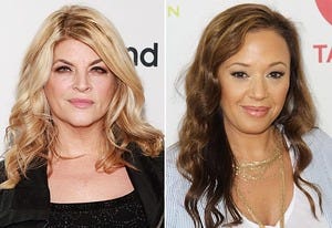 Kirstie Alley, Leah Remini | Photo Credits: Robin Marchant/Getty Images, Jonathan Leibson/WireImage