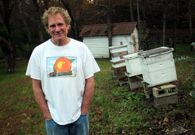 After more than 30 years of performing on the road, Gene Wall Cole settled down on his grandparents' property five years ago. He came home to reconnect with his parents, but being on the land also gave him an opportunity to pursue beekeeping, a passion he left behind to travel.