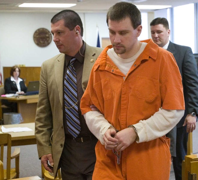 Scott Cheever is led from the courtroom in Greenwood County after being sentenced to death. The Kansas Supreme Court overturned that decision, saying there should be a retrial. On Wednesday, the U.S. Supreme Court ruled the original death sentence should stand.