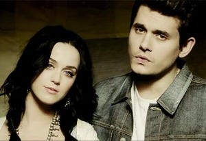 Katy Perry and John Mayer | Photo Credits: Columbia Records