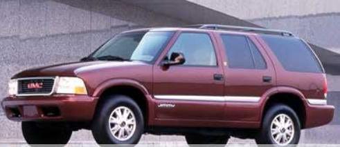 A photo of what the GMC Jimmy might look like that was involved in the hit-and-run fatal crash at 9:20 p.m. Monday, Dec. 16, 2013, on East State Street west of I-90. The vehicle might be maroon, missing the passenger door mirror and has possible front and side damage.