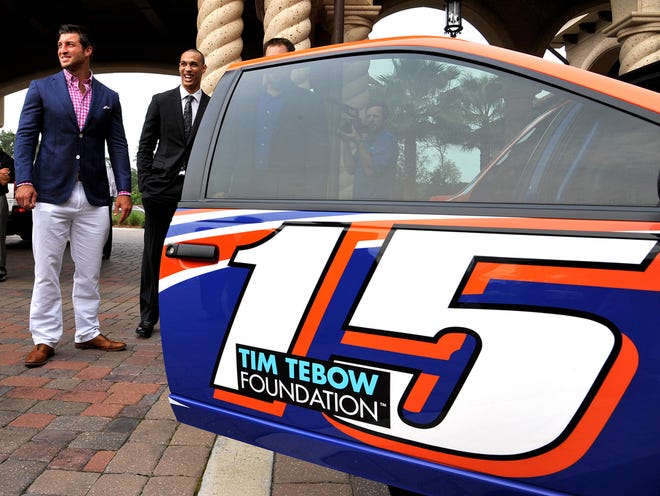 First Coast Gears: Tim Tebow race car pulls into Avenues mall