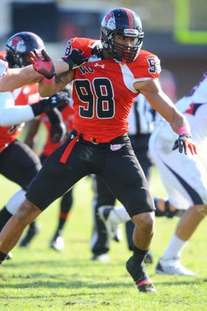 Gardner-Webb's Shaquille Riddick is a Walter Camp FCS All-America selection.