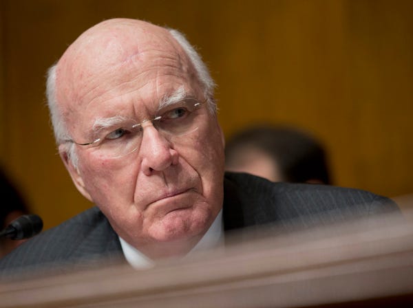 In this Dec. 11 photo, Senate Judiciary Committee Chairman Sen. Patrick Leahy, D-Vt., presides over his committee's hearing on "Continued Oversight of U.S. Government Surveillance Authorities," on Capitol Hill in Washington. (AP Photo/Manuel Balce Ceneta, File)