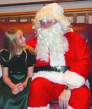Tapanga Lattin, 8, told Santa her wish list was “everything a kid wants for Christmas.” Her mom said that was a horse.