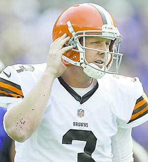 Cleveland Browns quarterback Brandon Weeden struggled as a rookie quarterback.