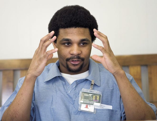 Erick Howard during an interview in the Ohio Department of Rehabilitation and Correction in February 2013.