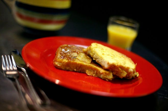 Creme Brulee French toast uses Grand Marnier to make this dish special.
(SUSAN TUSA | DETROIT FREE PRESS)