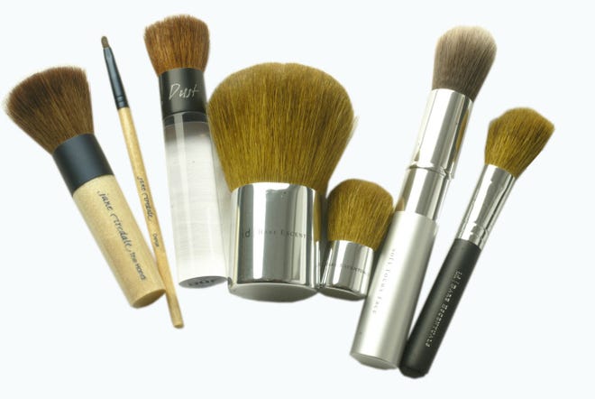 There’s no need to spend a lot on brushes; just make sure you have one for each product.