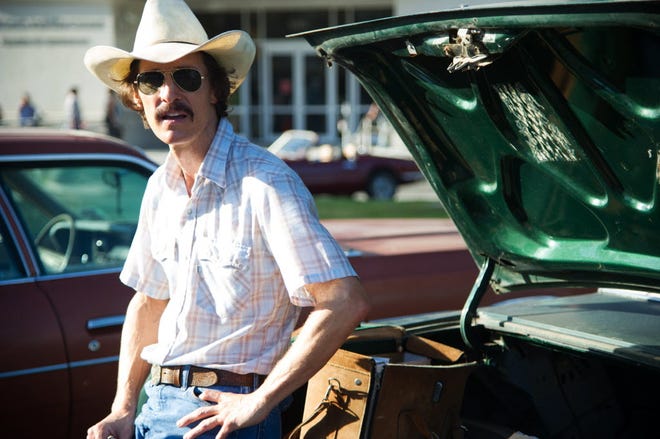 Matthew McConaughey is an AIDS who takes on the medical establishment in "Dallas Buyers Club."