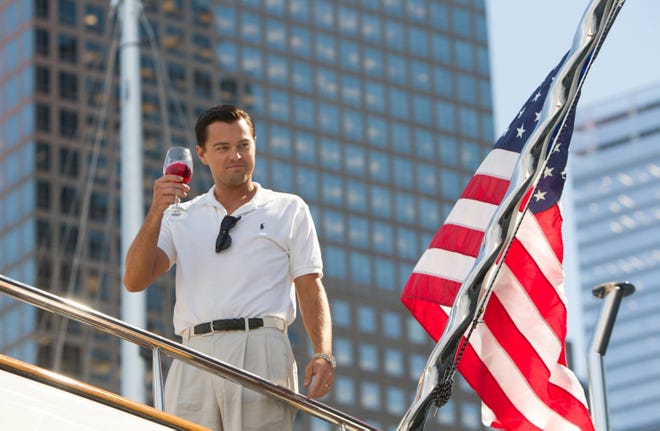 Leonardo DiCaprio plays Jordan Belfort in "The Wolf of Wall Street."