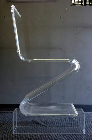A chair created from Plexi-Craft.