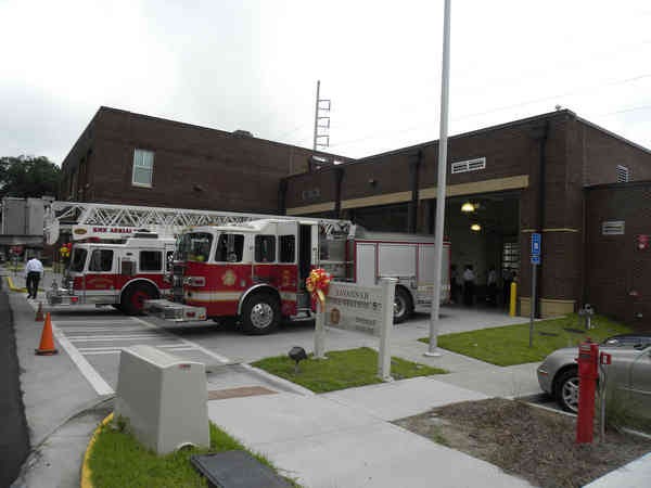 A new fire station was opened along Whitaker and 32nd streets last year. The sale of the vacant portion of the property is going before the city council for approval on Thursday.
