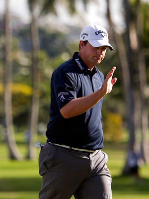 Brian Stuard shot another 65 at Waialae and is ahead by one after two rounds of the PGA Tour's Sony Open.